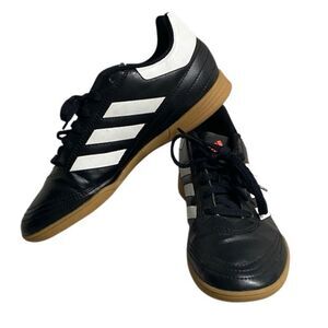 Adidas Goletto VI Indoor Soccer Shoes Black White Gum Sole Men’s 5.5 / Wm’s 6.5